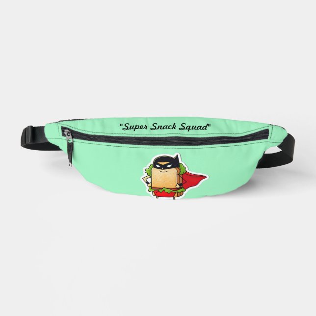 "Quirky Caped Hoagie" Fanny Pack (Front)