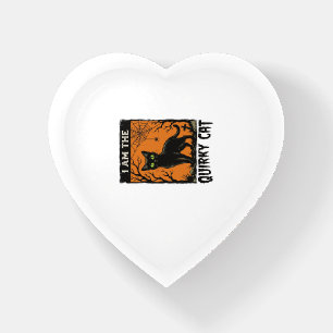 Quirky Cat Halloween Vintage Engraving T-Shirt Des Paperweight