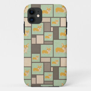 Quirky Corgi Kraft Present Gift Wrap Wrapping iPhone 11 Case