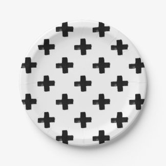 Quirky Crosses Paper Plate