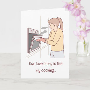 Quirky Custom Valentine Card – For Him