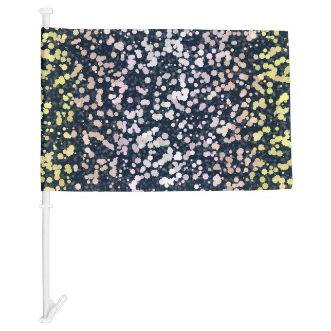 Quirky Cute Retro Boho Flora Pangender Pride Flag (Front)