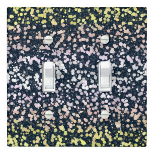 Quirky Cute Retro Boho Flora Pangender Pride Flag Light Switch Cover