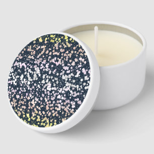 Quirky Cute Retro Boho Flora Pangender Pride Flag Mini Candle Favors