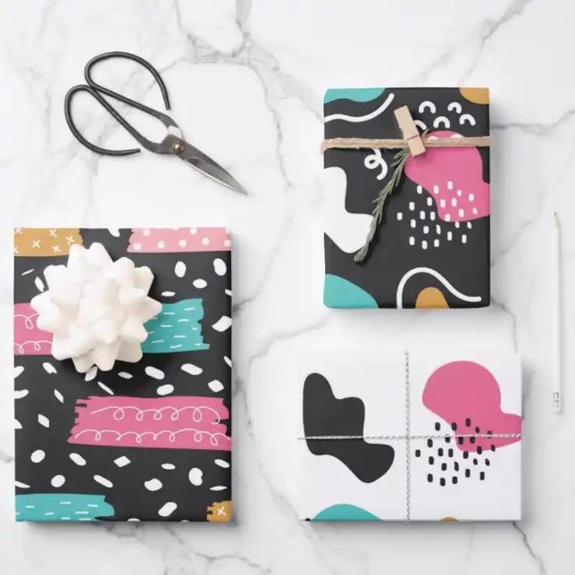 Quirky Designed Wrapping Paper Sheets (Creator Uploaded)