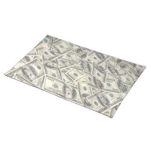 Quirky Dollar Bill Placemat