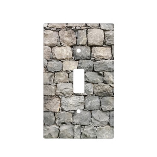 Quirky Dry Stone Wall Light Switch Cover