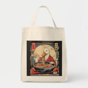 Quirky Duck Ramen Lover for anime lovers Tote Bag
