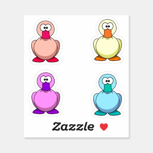 Quirky Duck Stickers