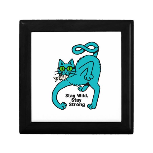 Quirky Expressive Cat Gift Box (Front)
