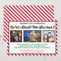 Quirky Fun Three Photo Inclusive Whimsical