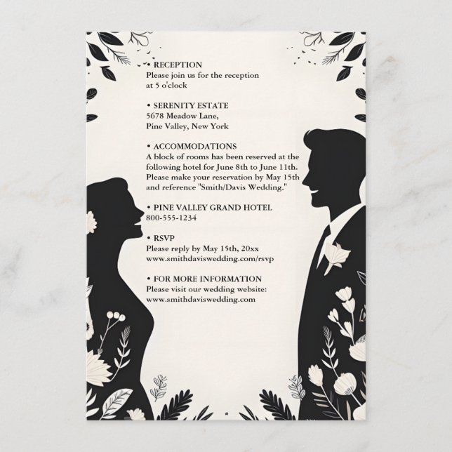 Quirky Funky Unique Humor Meme Funny Wedding Enclosure Card (Front)