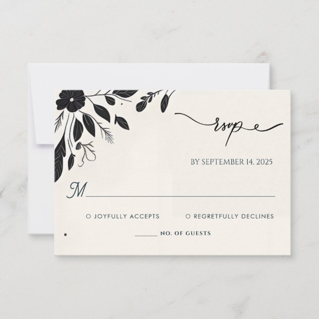Quirky Funky Unique Humor Meme Funny Wedding RSVP Card (Front)