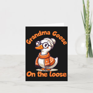 Quirky Goose Creations Funny Grandma Goose On The  Card