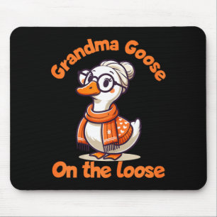 Quirky Goose Creations Funny Grandma Goose On The  Mouse Pad