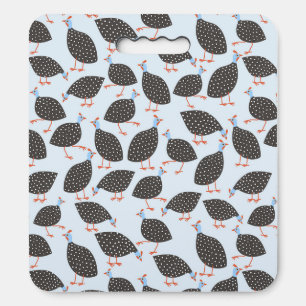 Quirky Guinea Fowl Pattern Seat Cushion