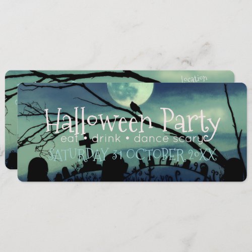 Quirky Halloween Party Invitations