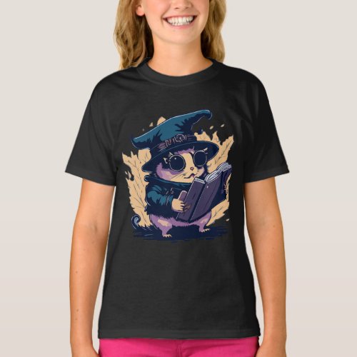 Quirky Hamster Witch T_Shirt