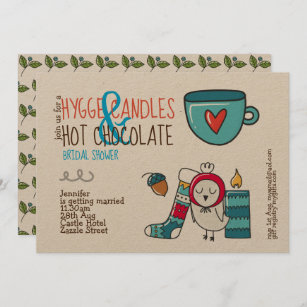 Quirky HYGGE BRIDAL Shower or ANY EVENT KRAFT Invitation