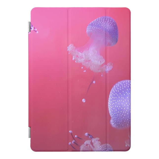 Quirky Jellyfish in the Pink Water iPad Pro Cover (Front)