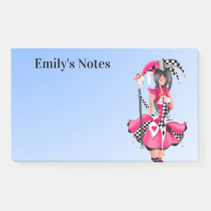 Quirky Jester and Puppet King  Post-it Notes