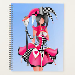 Quirky Jester &amp; Puppet King Pink Planner