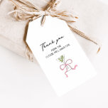 Quirky Martini Bow Hand Drawn Bridal Shower Gift Tags<br><div class="desc">Celebrate the bride-to-be in style with our whimsical bridal shower gift tags with a beautifully hand-drawn martini glass adorned with a soft pink bow, symbolizing the blend of sophistication and lighthearted fun. The quirky handwritten font exudes a personal touch, making each tag feel like a cherished note from a close...</div>