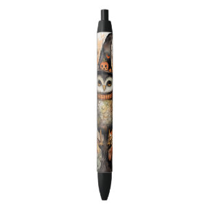 Quirky Owl in a Witch Hat Halloween Writing Pen