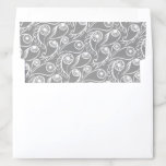 Quirky Paisley Eye Pattern Creepy Funny Halloween  Envelope Liner