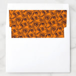 Quirky Paisley Eye Pattern Creepy Funny Halloween Envelope Liner
