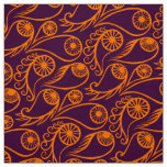 Quirky Paisley Eye Pattern Creepy Funny Halloween Fabric