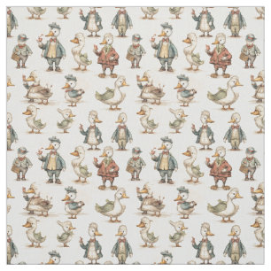 Quirky Quackers: Whimsy Duck Fabric