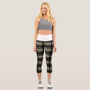 Quirky Quacks Running Society Funny Runner Tee Capri Leggings