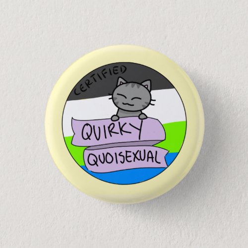 Quirky Quoisexual Pinback Button