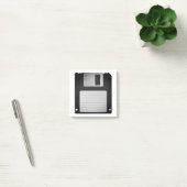 Quirky Retro Blank Floppy Disk Post-it Notes (Office)