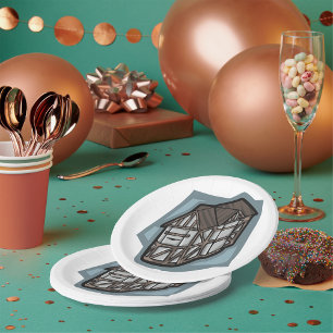 Quirky Tudor House Medieval Architecture  Paper Plates