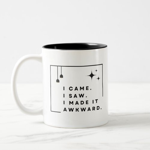 Quirky Typography Awkward Coworker Two_Tone Coffee Two_Tone Coffee Mug
