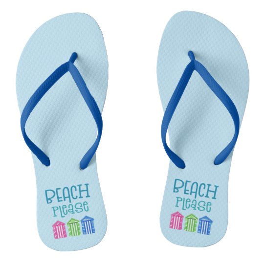 beach please flip flops