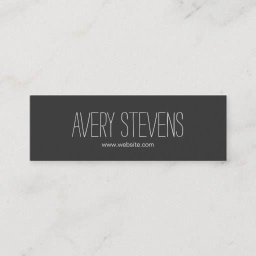 Customizable Quirky, Whimisical, Simple Black, Minimalist Business Card Templates