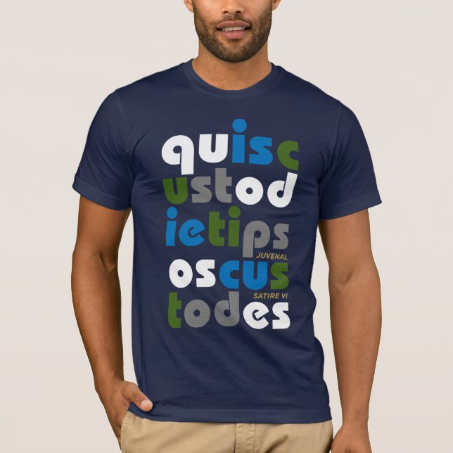 Quis Custodiet T-Shirt (Front)