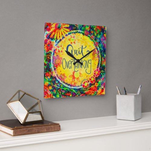 Quit Overthinking Inspirivity Clock