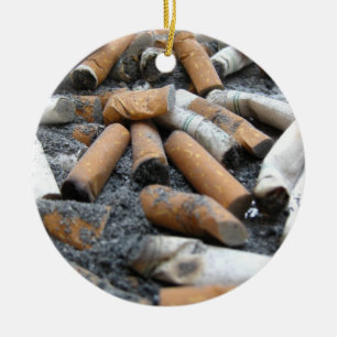 quit smoking! Ashtray Ceramic Ornament