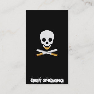Quit Smoking Business card template