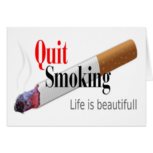 QUIT SMOKING CARDS (Front Horizontal)