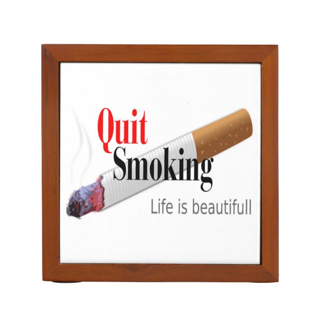 QUIT SMOKING DESK ORGANIZER (Front)