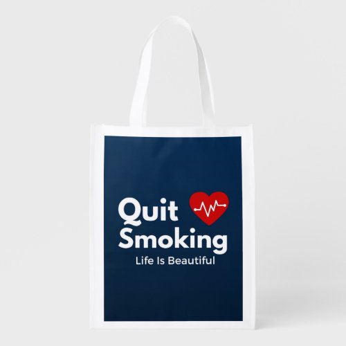 Quit Smoking Grocery Bag