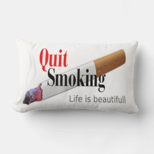 QUIT SMOKING LUMBAR PILLOW