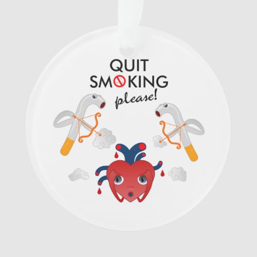 Quit smoking please ornament