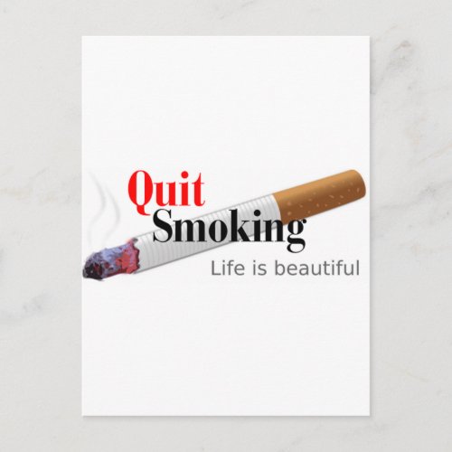 Quit Smoking Postcard