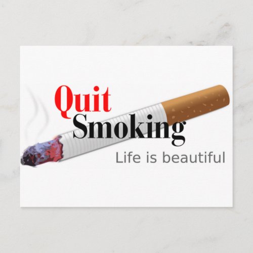 Quit Smoking Postcard